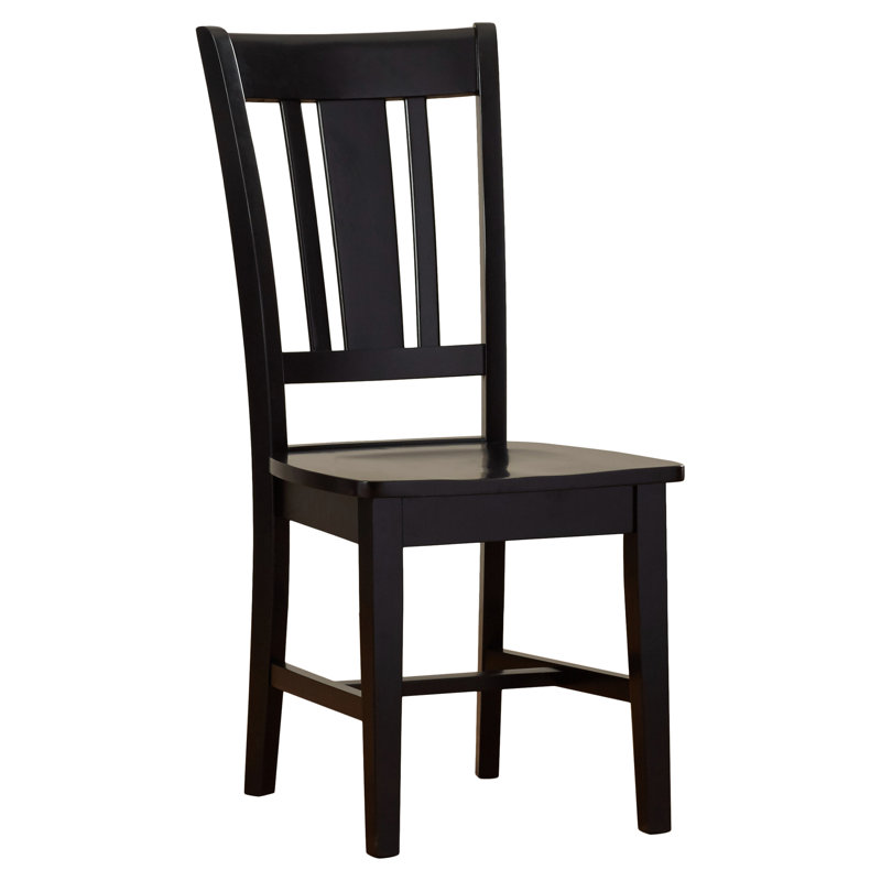August Grove® Malcolm Solid Wood Slat Back Side Chair & Reviews Wayfair